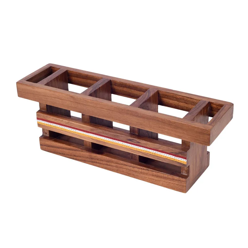 Ima Handcrafted Floral Cutlery Holder media 5