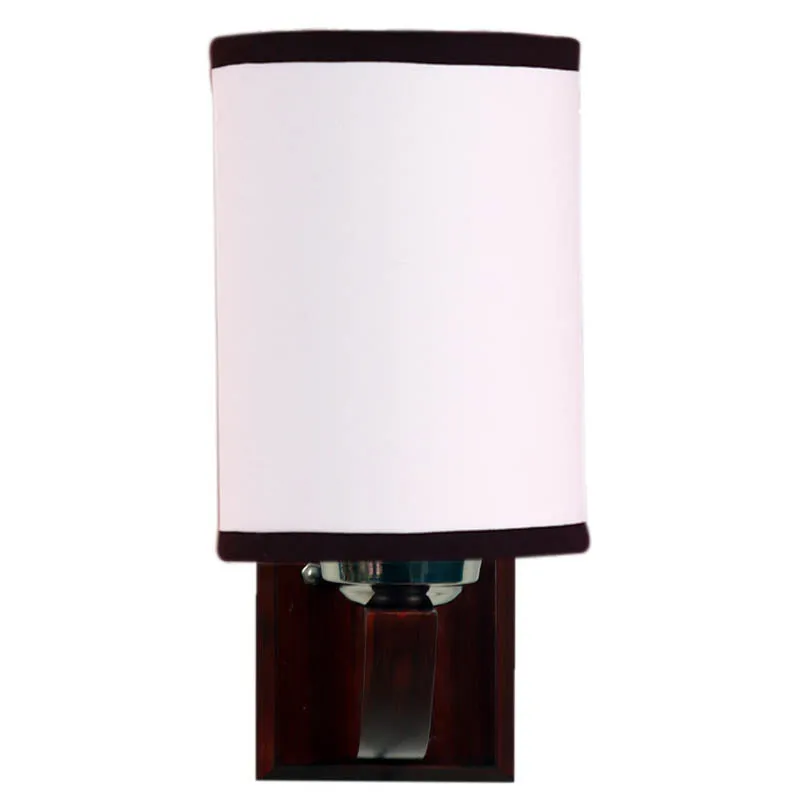 A La Mode Cylindrical Wooden Wall Lamp media 6