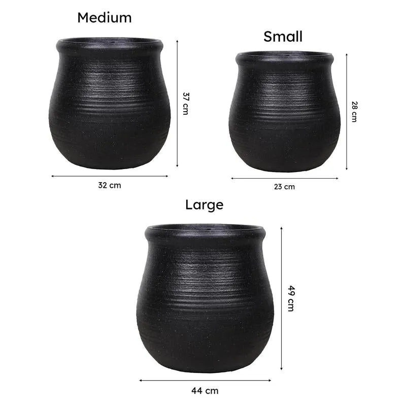 Dunora Floor Planter - Black media 4