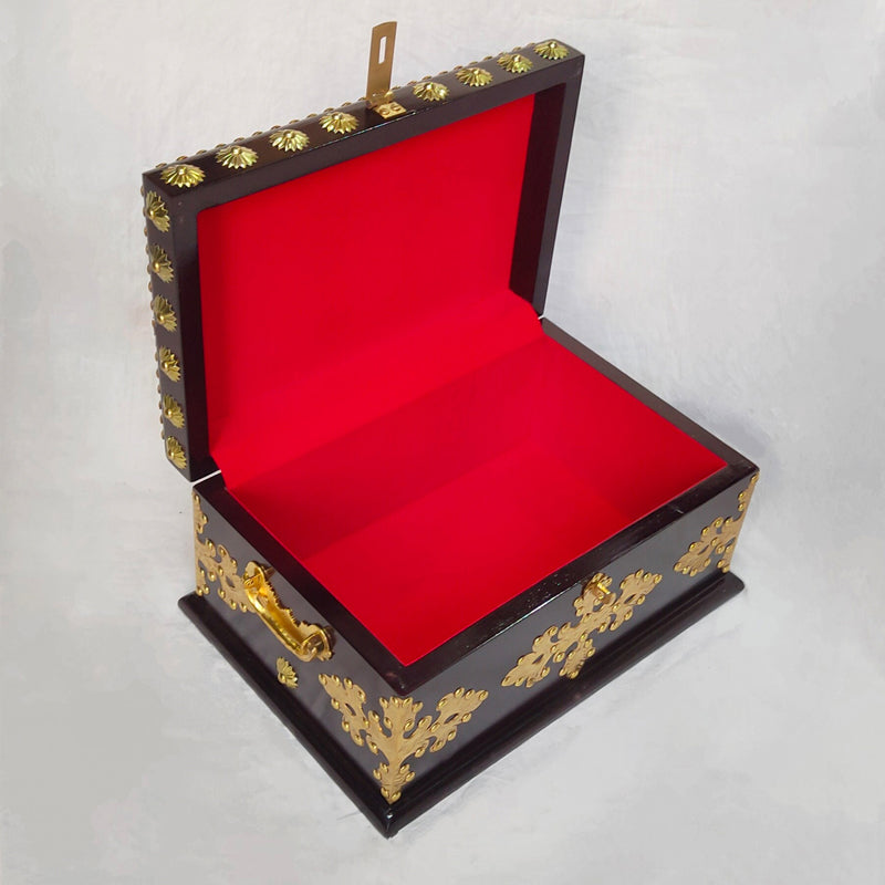 Trela Decorative Wood Jewel Box - Black media 4