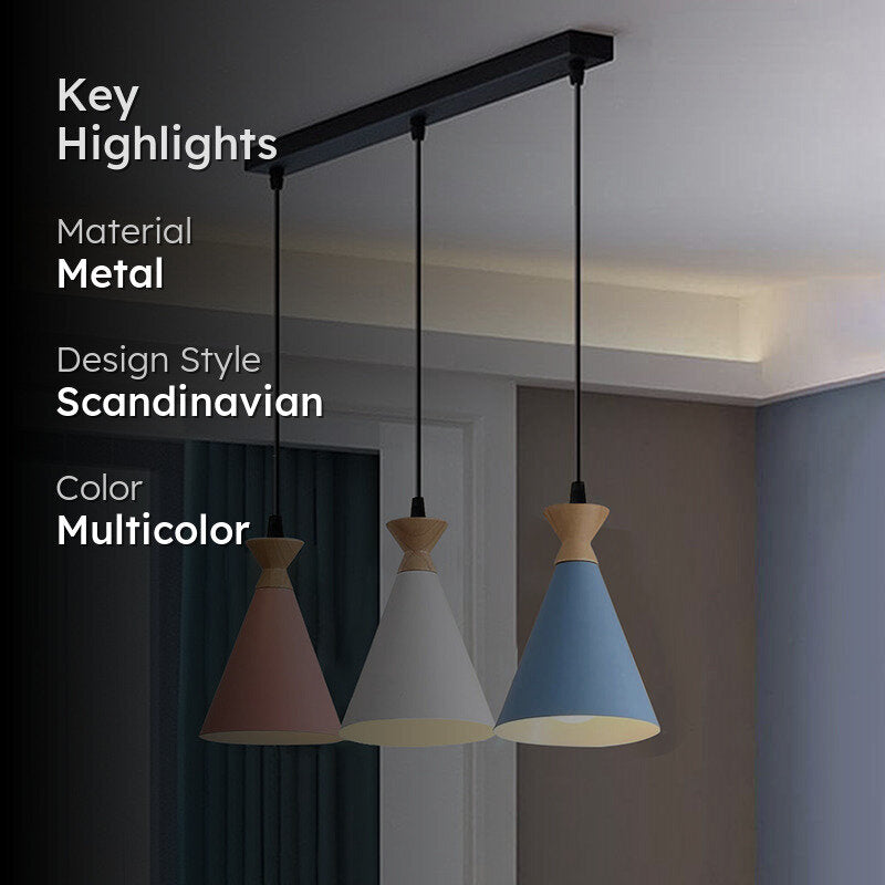 Laira Edge Metal Ceiling Lamp - Multicolor media 2