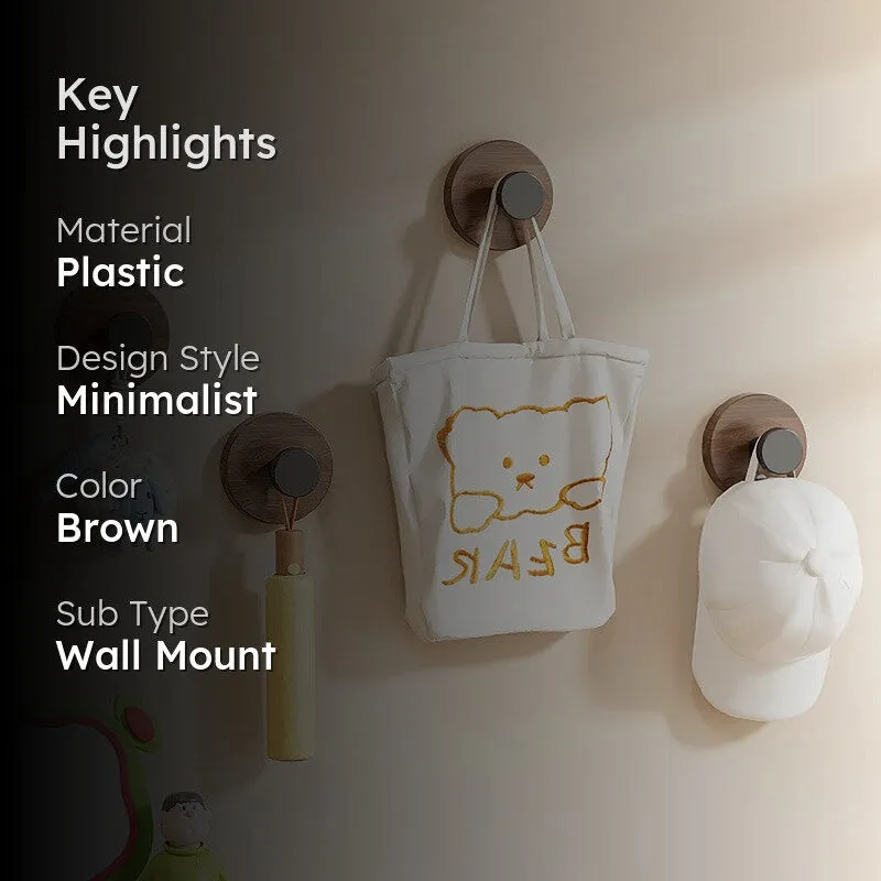 HoldEase Adhesive Hooks - Set Of Four media 2
