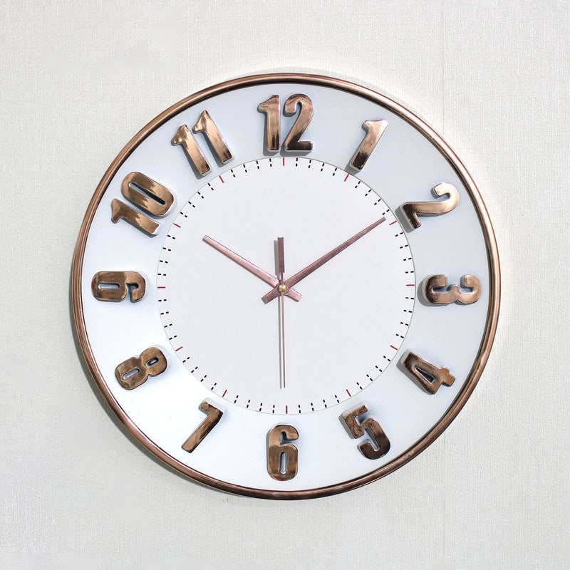 Luxe Sweep Plastic Wall Clock media 3