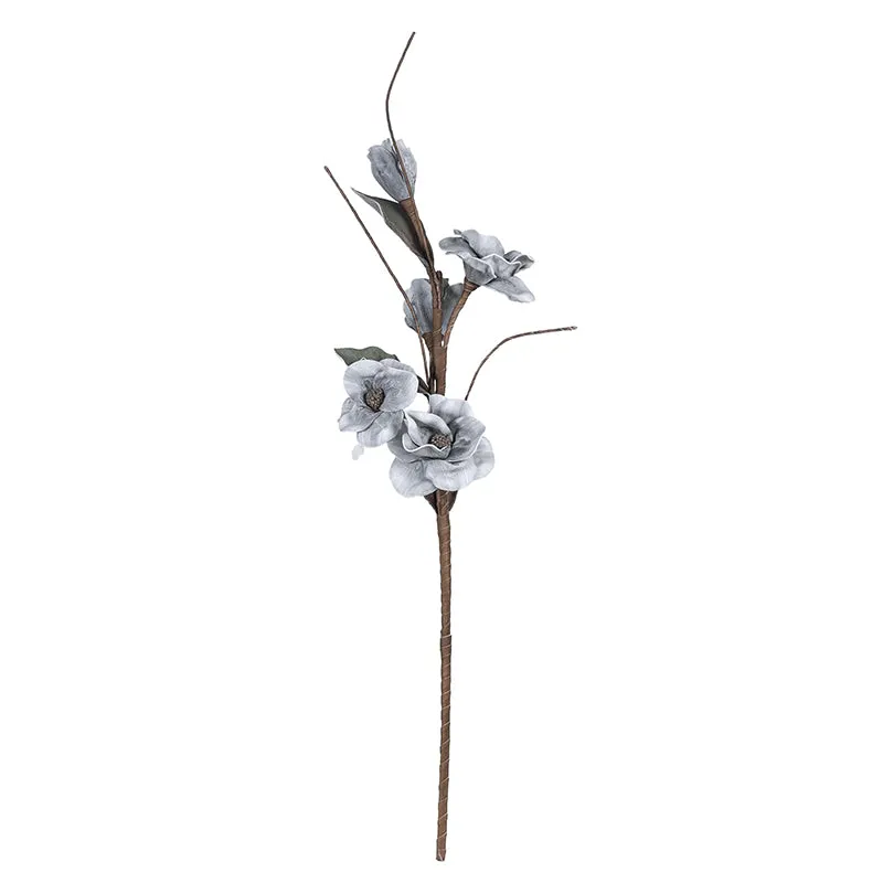 Moonkissed Magnolia Artificial Flower Without Vase - Lilac media 5