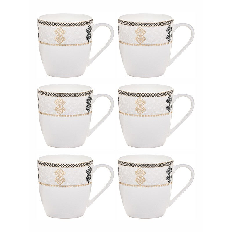 Cozy Bone China Tea Cup (180 mL Each) - Set Of Six media 4