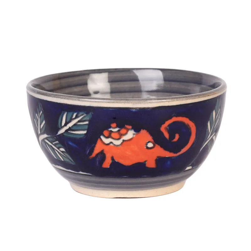 Tusker Grace Ceramic Serving Bowl (150 ML) - Set of Six media 4