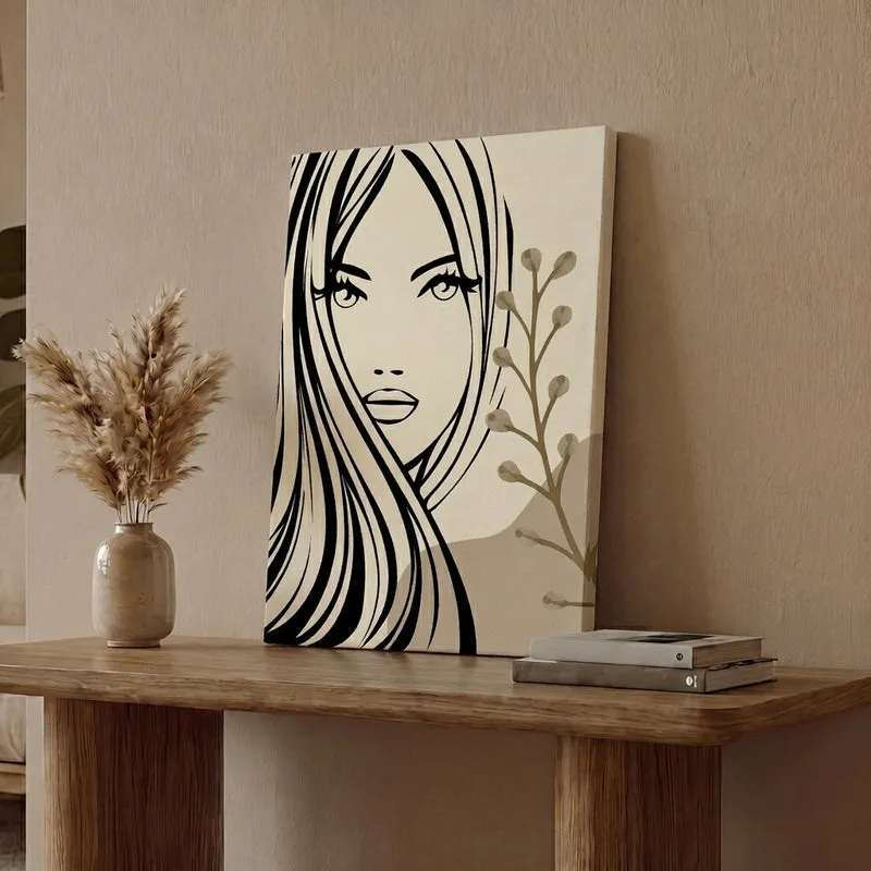 Modern Feminine Silhouette Wall Art & Painting media 1