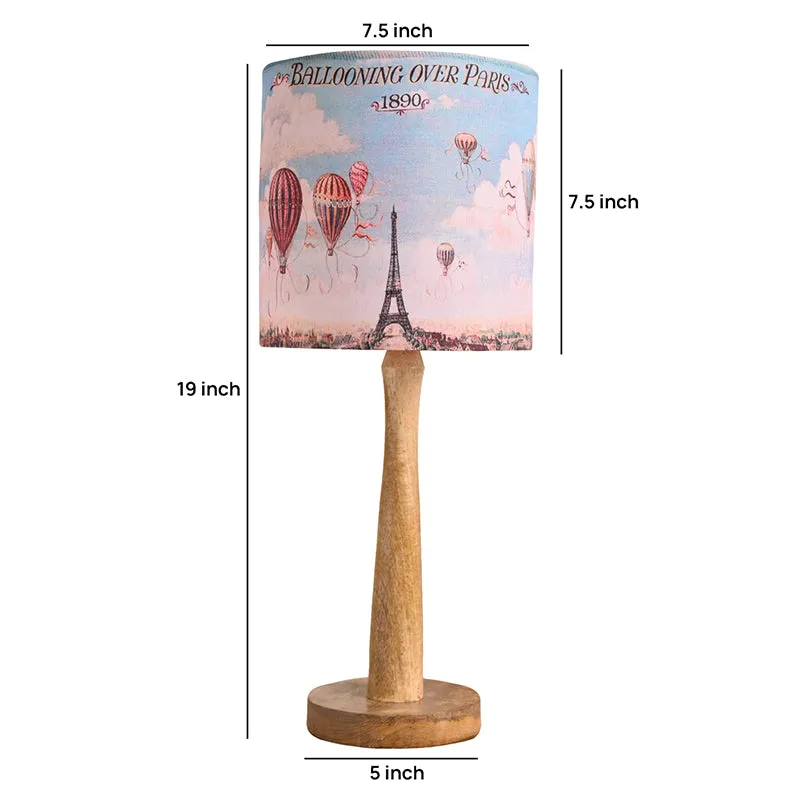 Parisian Sky Fabric Table Lamp - Multicolor media 5