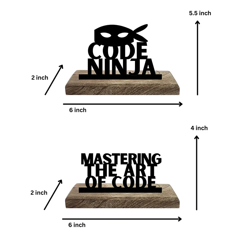Code Ninja Showpiece - Set Of Two media 5