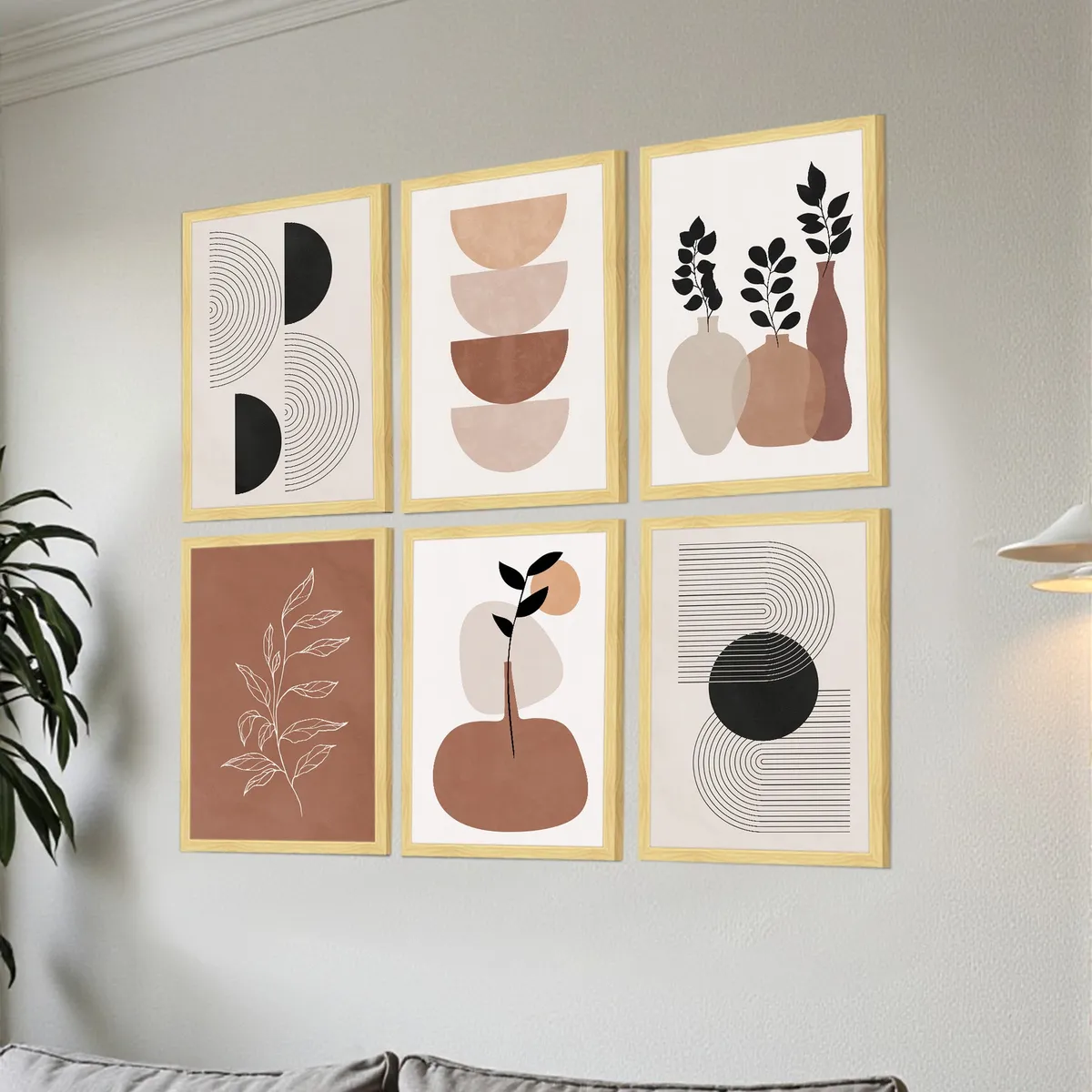 Terrosa Wall Painting - Set Of Six media 4