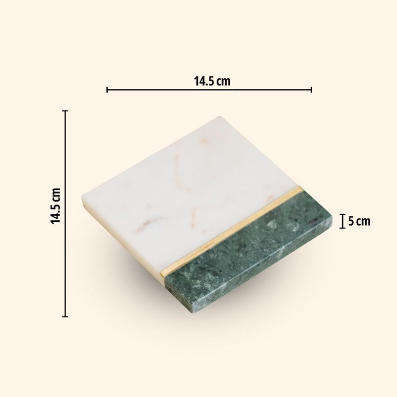 Swarna Stone Marble Coaster - Set Of Two media 8