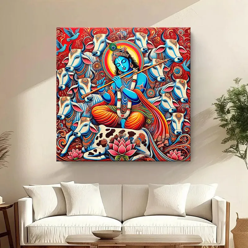 Muralidhara Wall Painting media 1