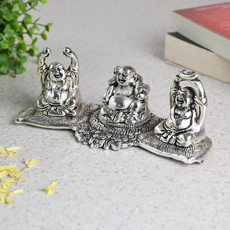 Fengshui Buddha Showpiece - Silver media 3