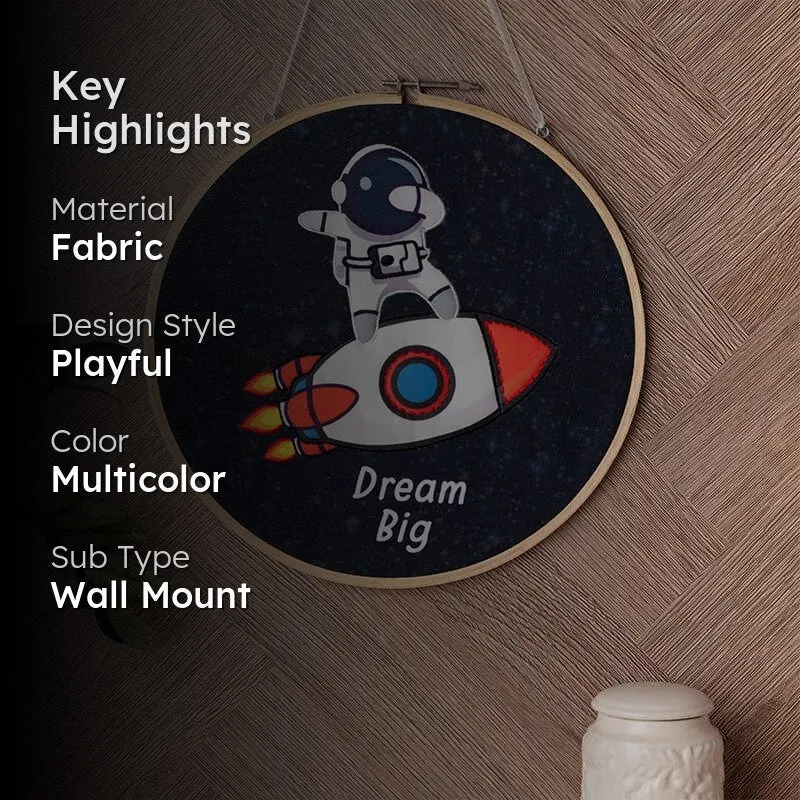 Rocket Ride Fabric Wall Accent - Space Mission Collection media 2