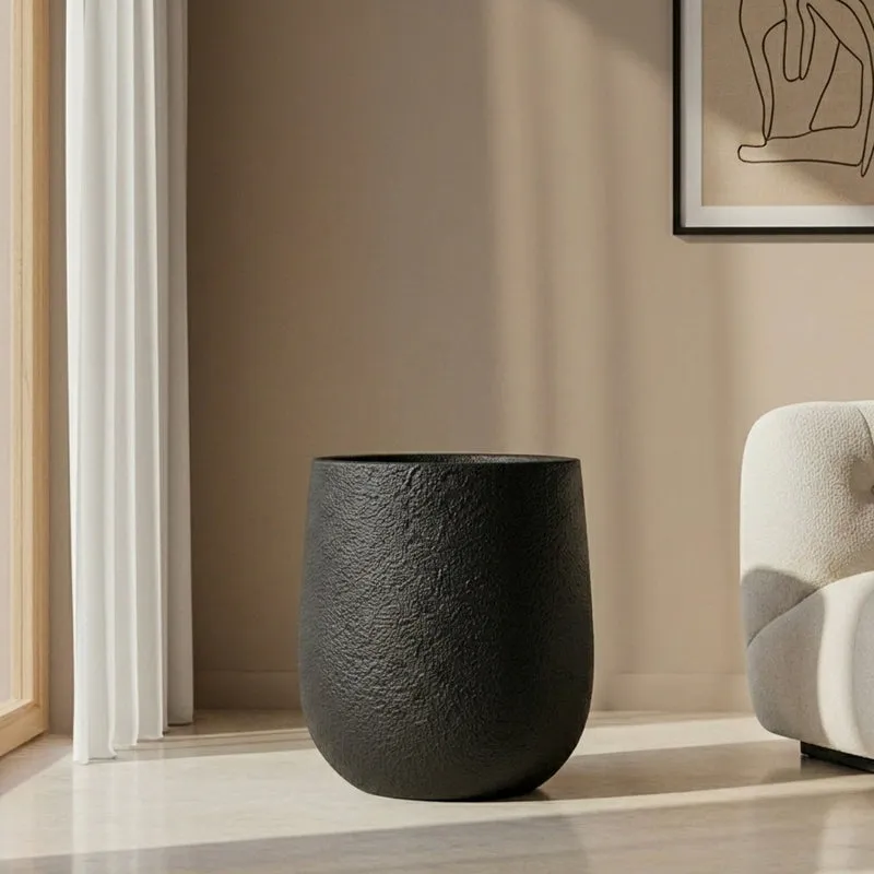 Olivra Floor Planter - Black - 3