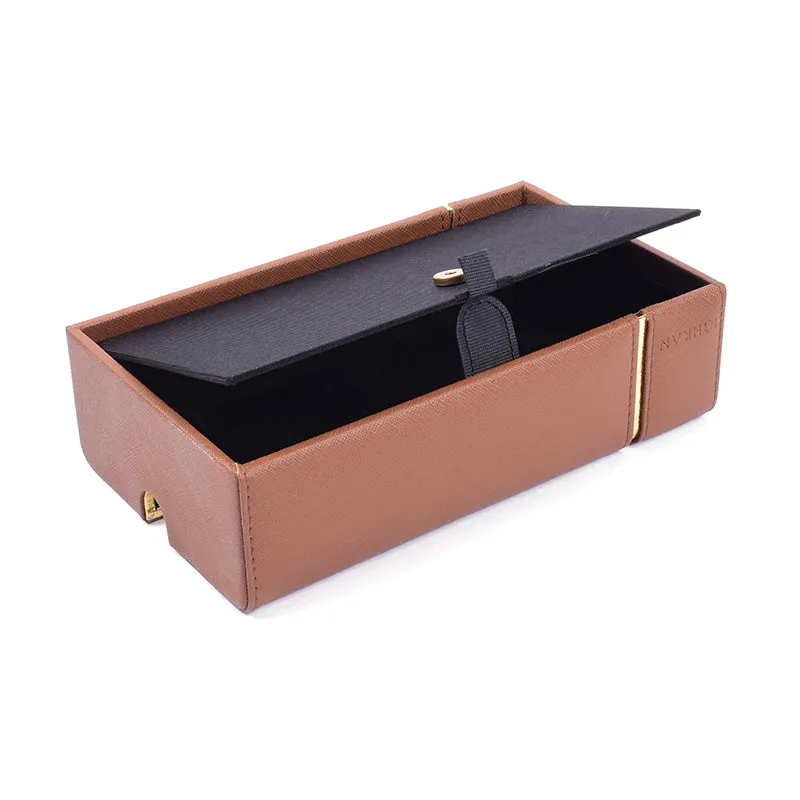 Ceastra Faux Leather Tissue Holder - Brown media 3