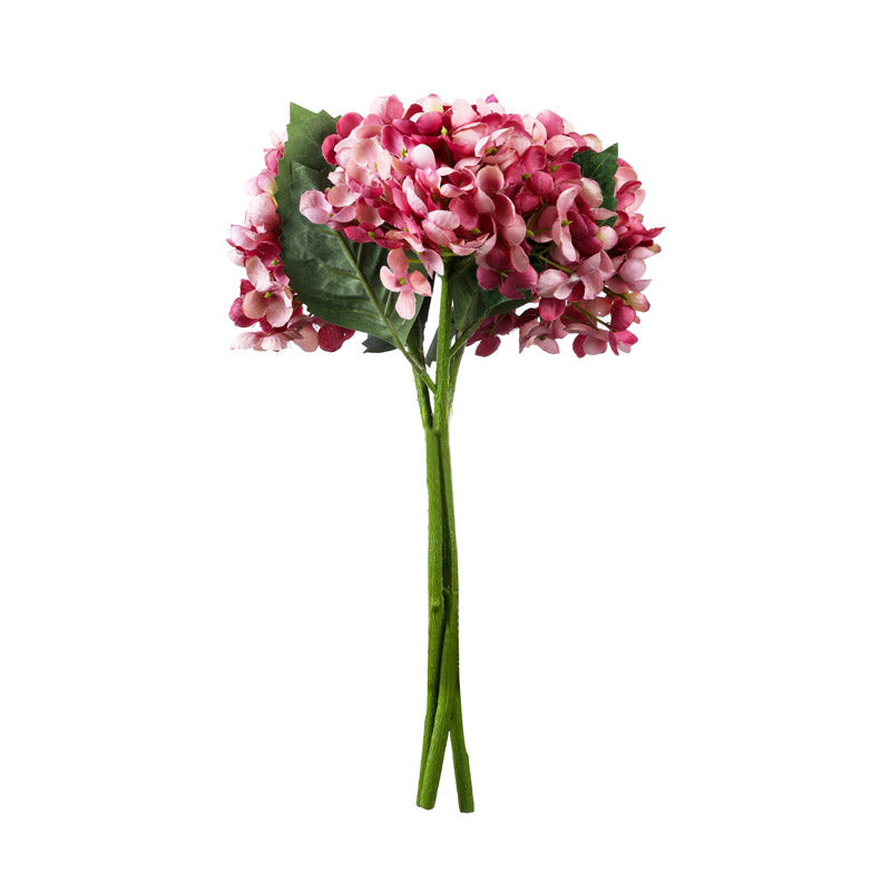 Artificial Realistic Hydrangea Bouquet - Purple media 3
