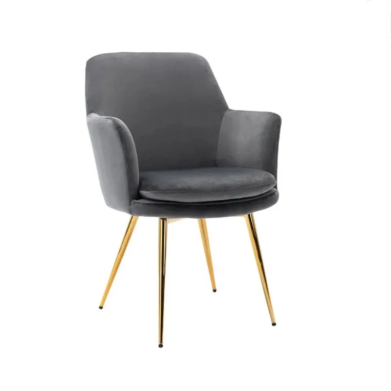Livora Metal Accent Chair - Grey media 3
