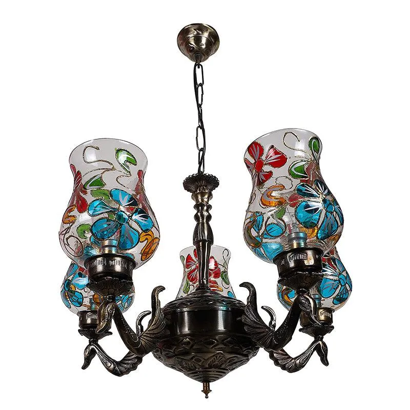 Fumo Mayoora Mosaic Golden Antique Ceiling Lamp media 4