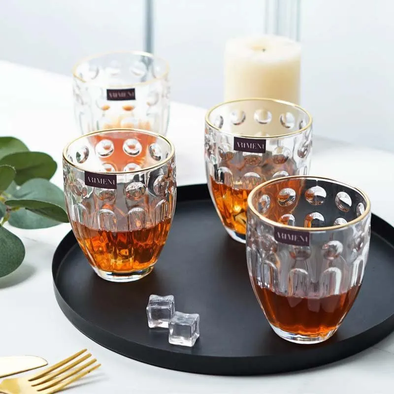 Poised Whiskey Glass (300 ml ) - Set Of Four media 1