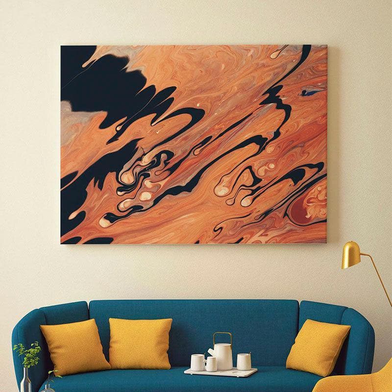 Abstract Embrace Canvas Wall Painting - Gallery Wrap
