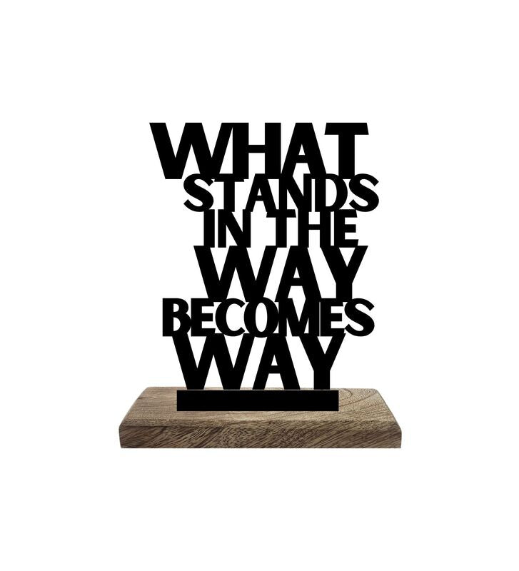 Short Life Big Moves Typography Showpiece - Set Of Two media 5