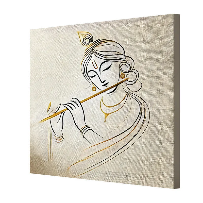 Krishnayya Poly Canvas Wall Painting media 5