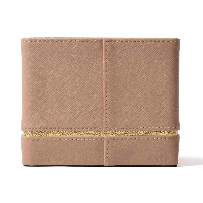 Ceastra Faux Leather Desk Organizer - Beige media 8