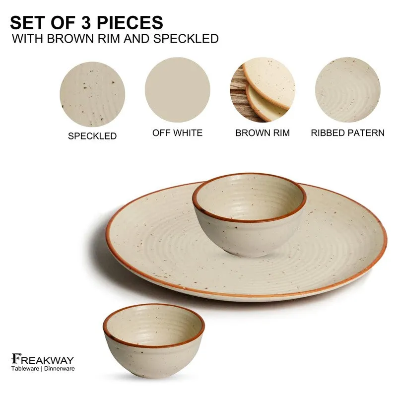 Solvra Quira Veyra Dinner Set - 3 Piece Set media 5