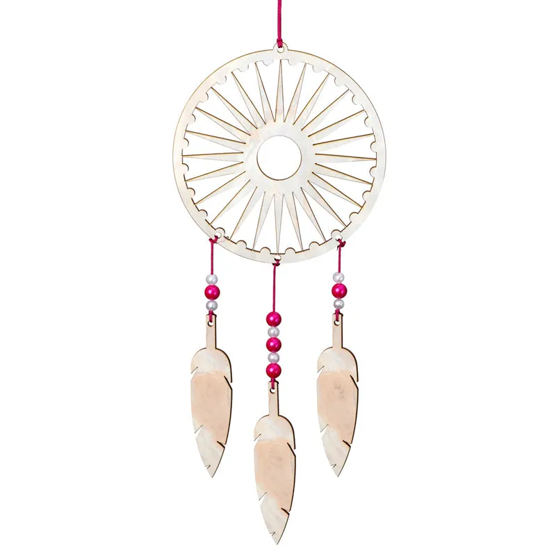 Chakra Charm Dream Catcher - White media 4