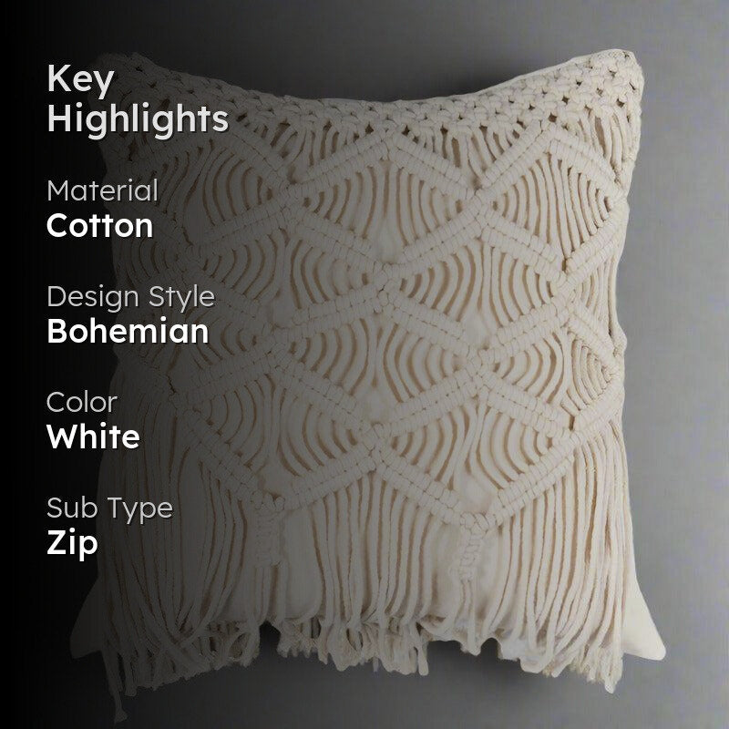 Braida Macrame Cushion Cover media 2