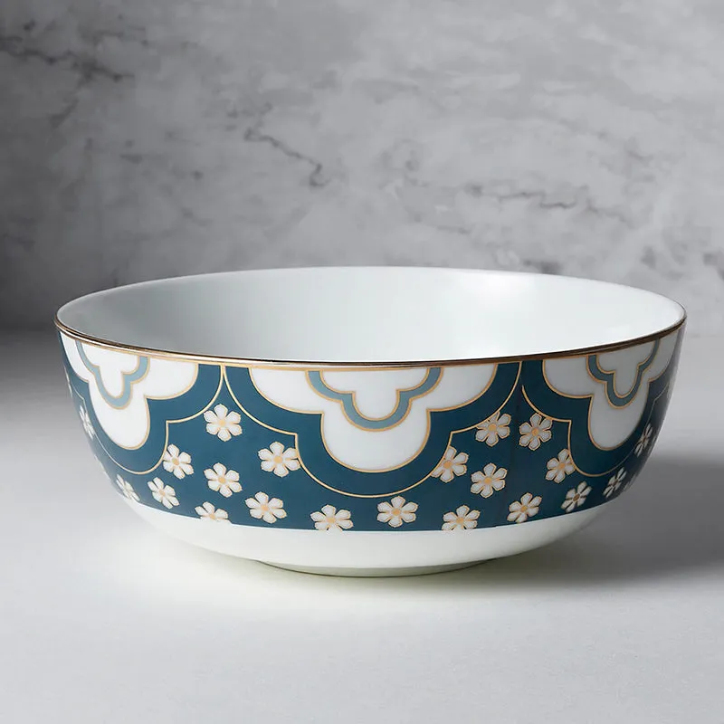 India Circus Blanche Bone China Serving Bowl - 500 mL media 3