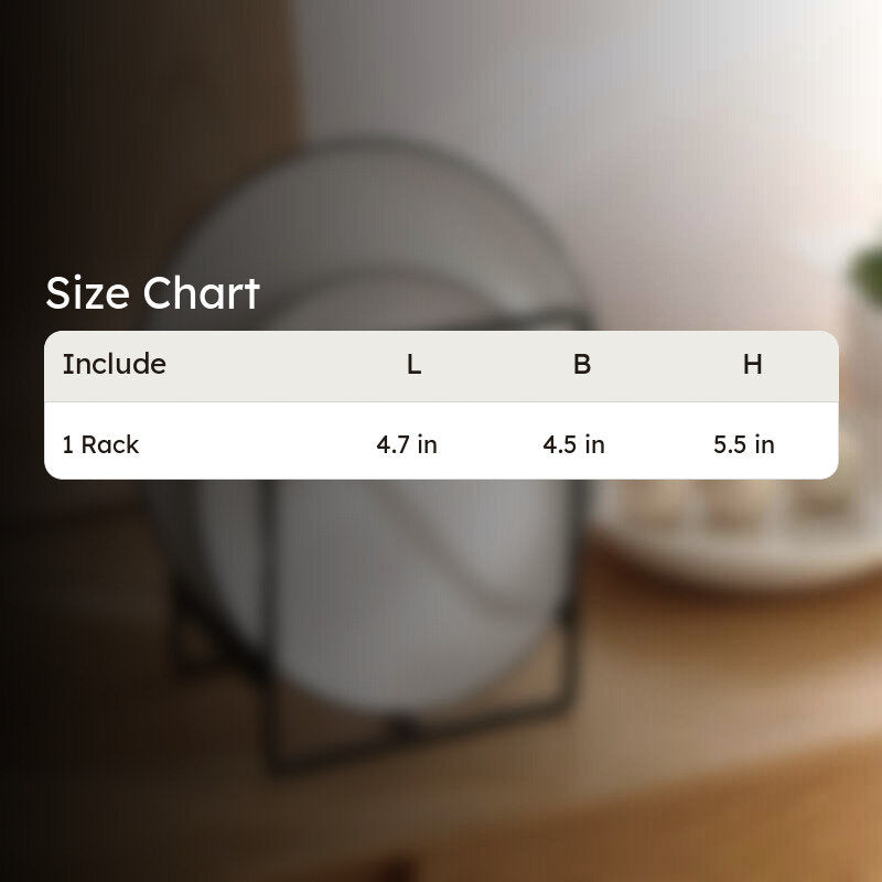 Platino Plate Stand - Black media 10