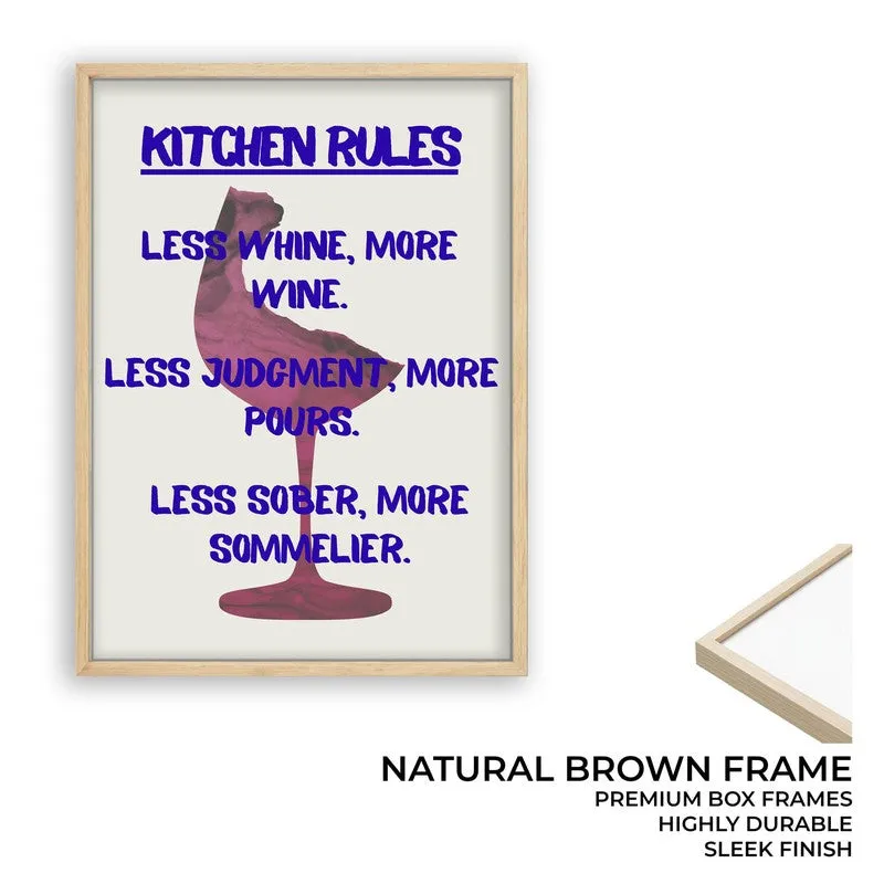 Flavor Font Archival Canvas Wall Art - Brown media 10