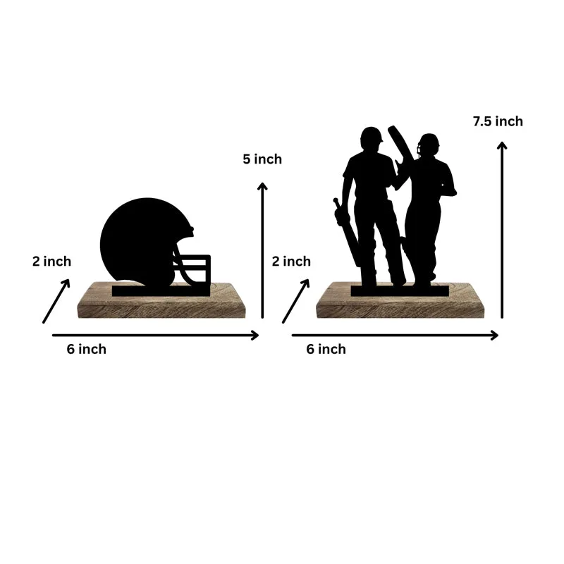 Cricket Duo III Showpiece - Set Of Two media 5