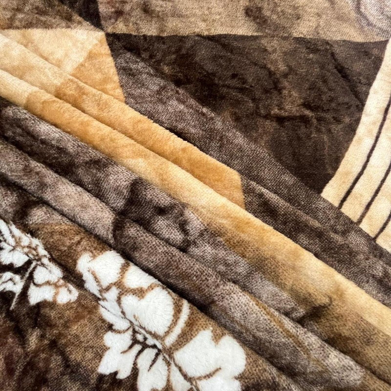 Cottage Flora Wool Blankets - 210 GSM media 4
