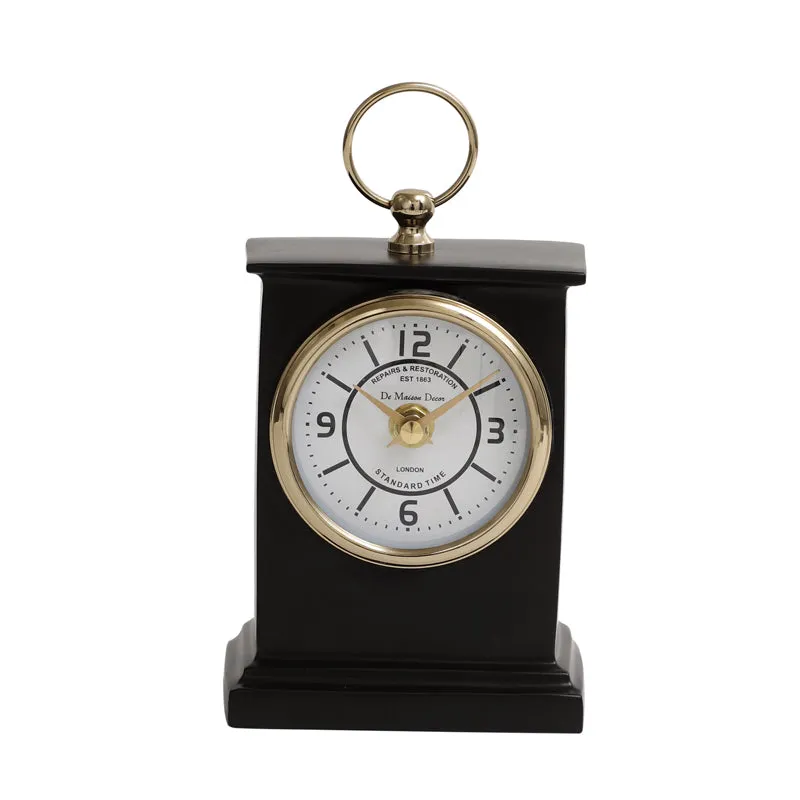 Silaso Table Clock - Black media 3