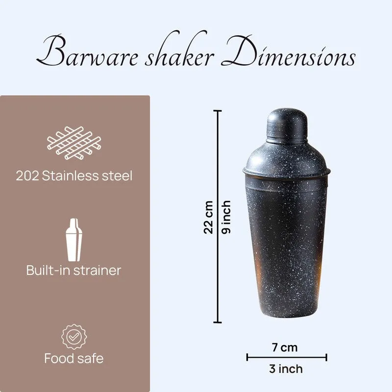 Nebula Mix Stainless Steel Cocktail Shaker - 550 ML media 6