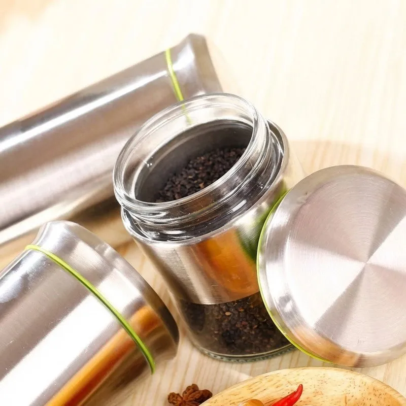 Pure Pantry Stainless Steel Jar (550 mL Each) - Set Of Three media 6
