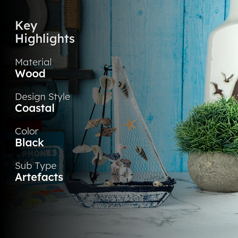 Sea Jewel Wood Showpiece media 2