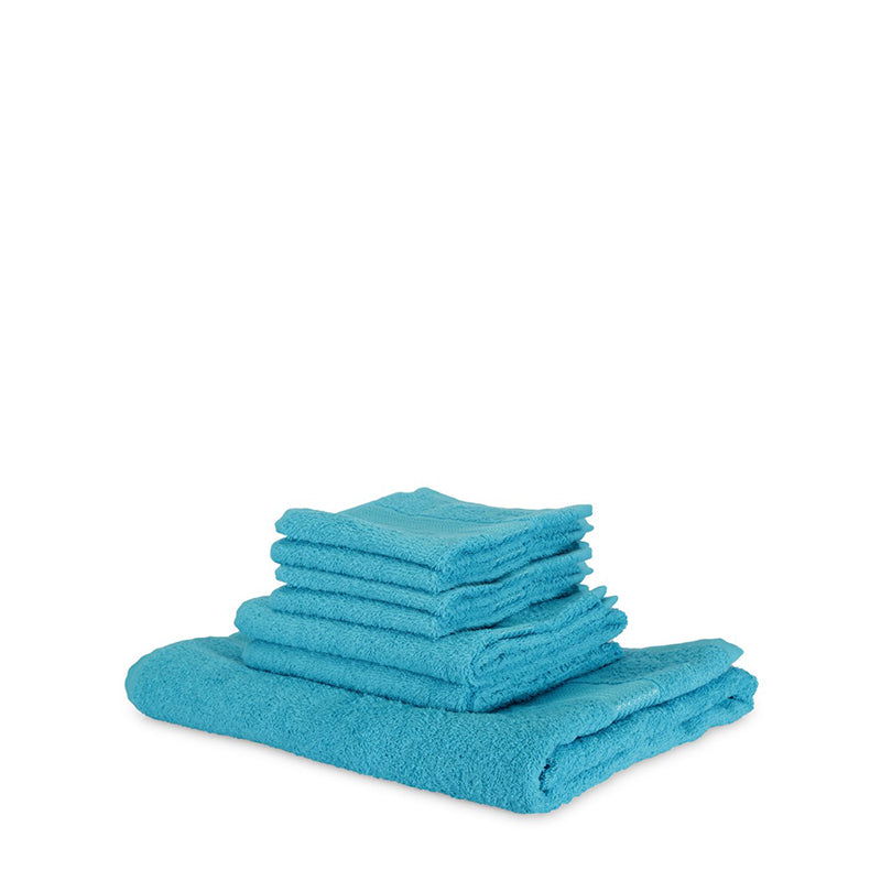 Eva Quick Dry Towel Combo (Blue) - Seven Piece Set media 4