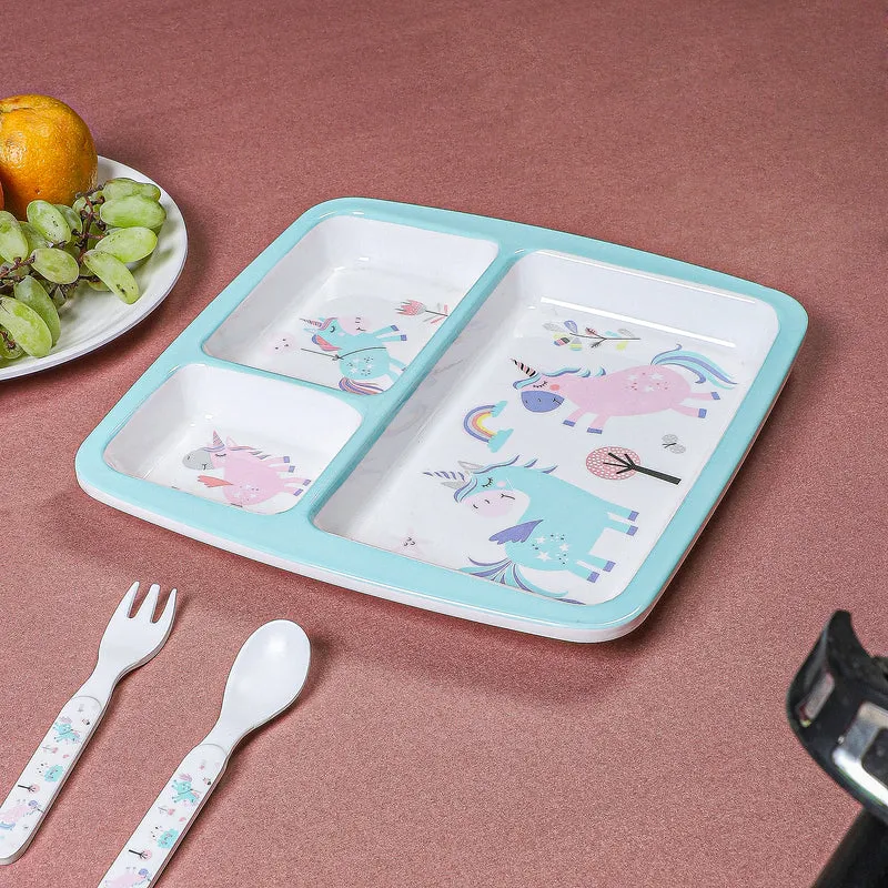 Unicorn Land Kids Dinner Plate media 1
