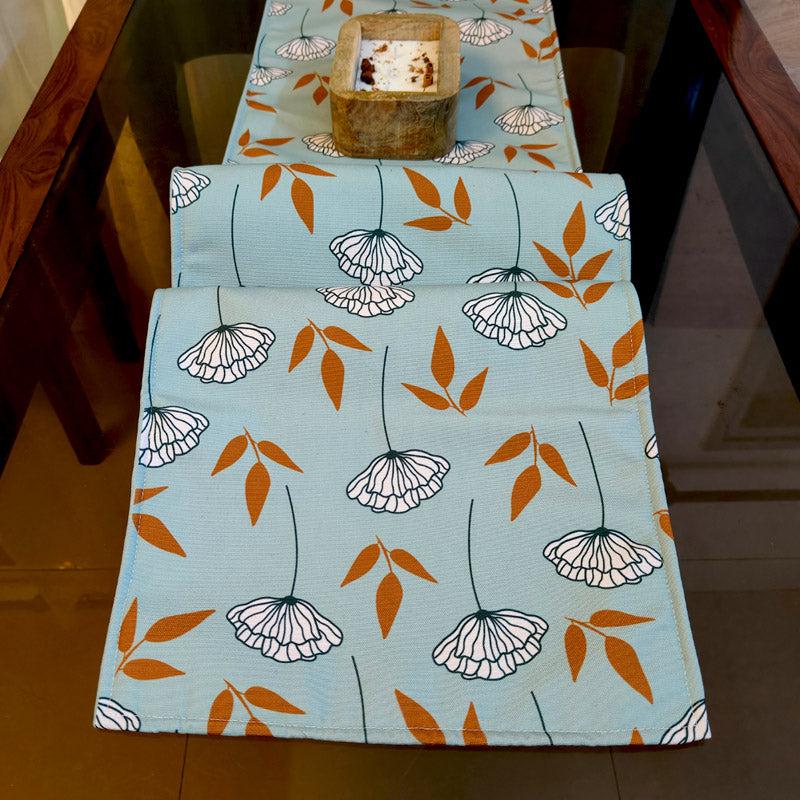 Dahlia Glaze Poly Canvas Table Runner media 4