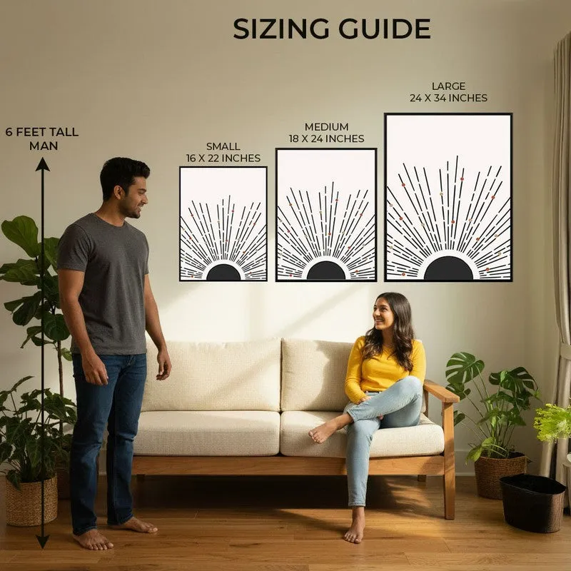 Raggio Archival Canvas Wall Art - Black Frame media 9