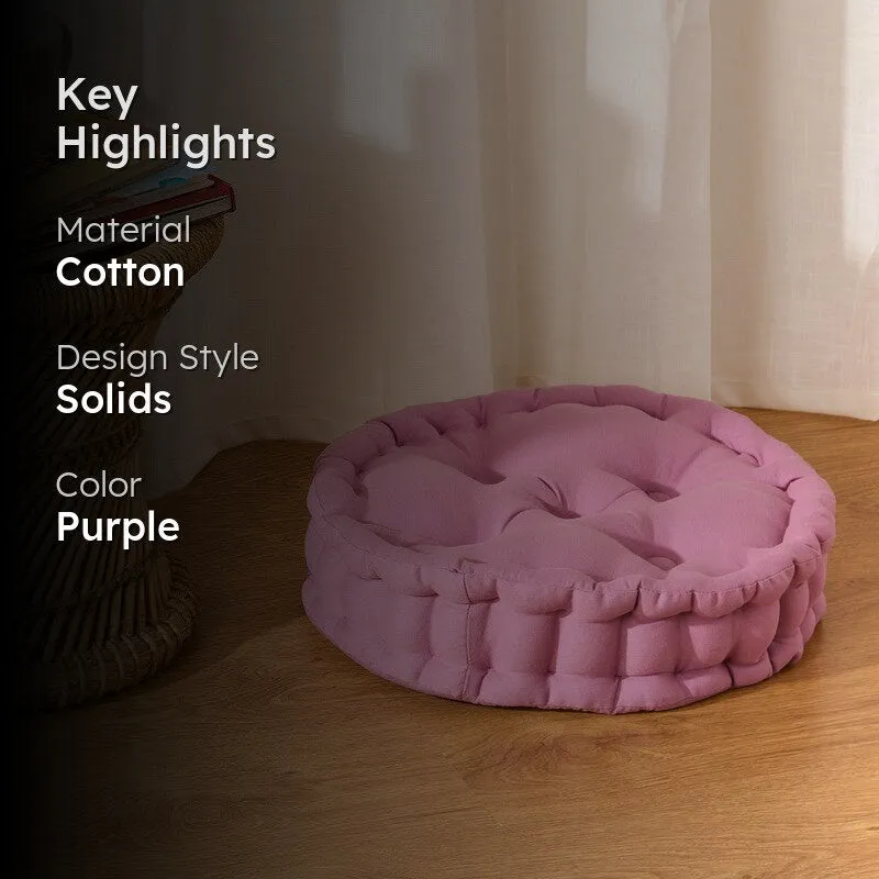 Aidan Floor Cushion - Lilac Purple media 2