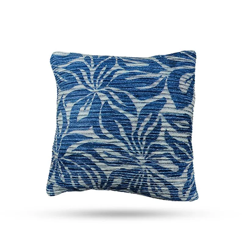 PetalReverie Cushion Cover (Blue) - Set Of Two media 3
