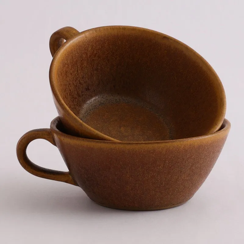 Brewtone Stoneware Tea Cup (300 mL Each) - Set Of Two media 4