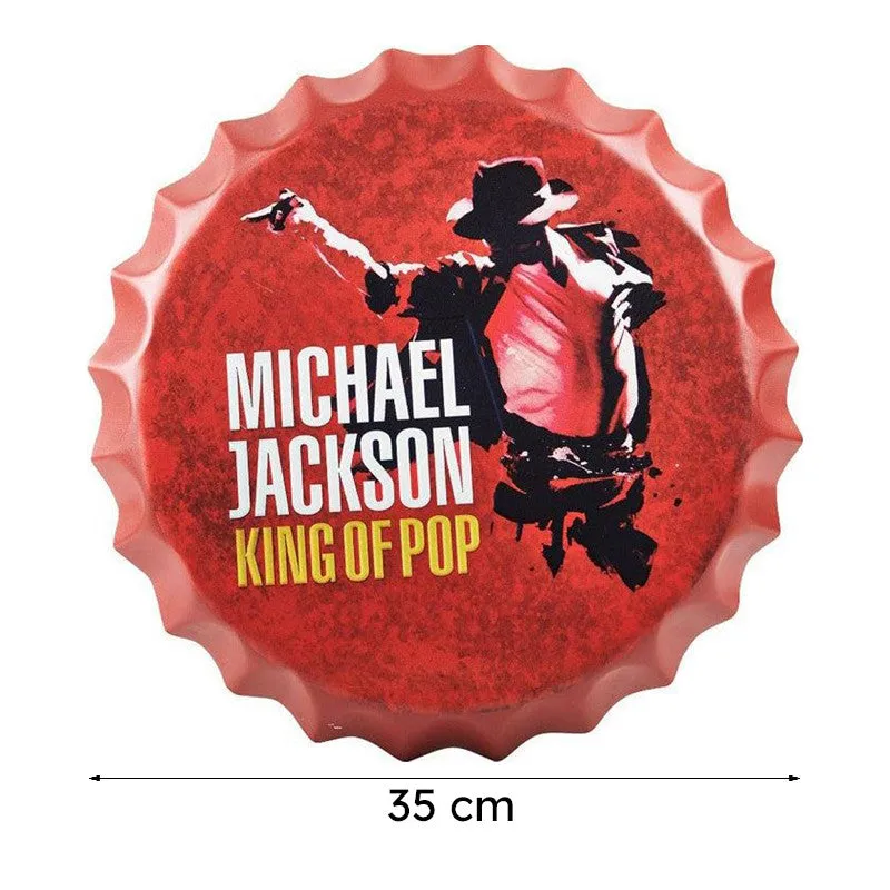 Michael Jackson Bottle Cap Metal Wall Accent media 7