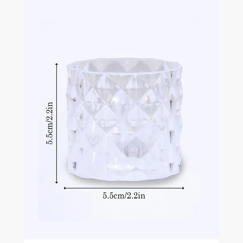 IllumiCraft Multi Design Tea Light Holders (Transparent) - Set Of Two media 8