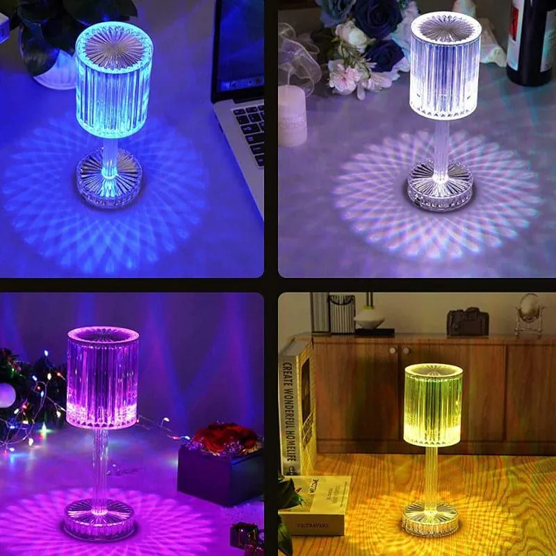 Esha Crystal Acrylic Table Lamp - Transparent media 3